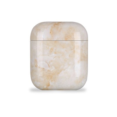 The ins Korean-style marble airpods earphone case is suitable for Apple Bluetooth earphone charging cases with full hard shells detail image 5