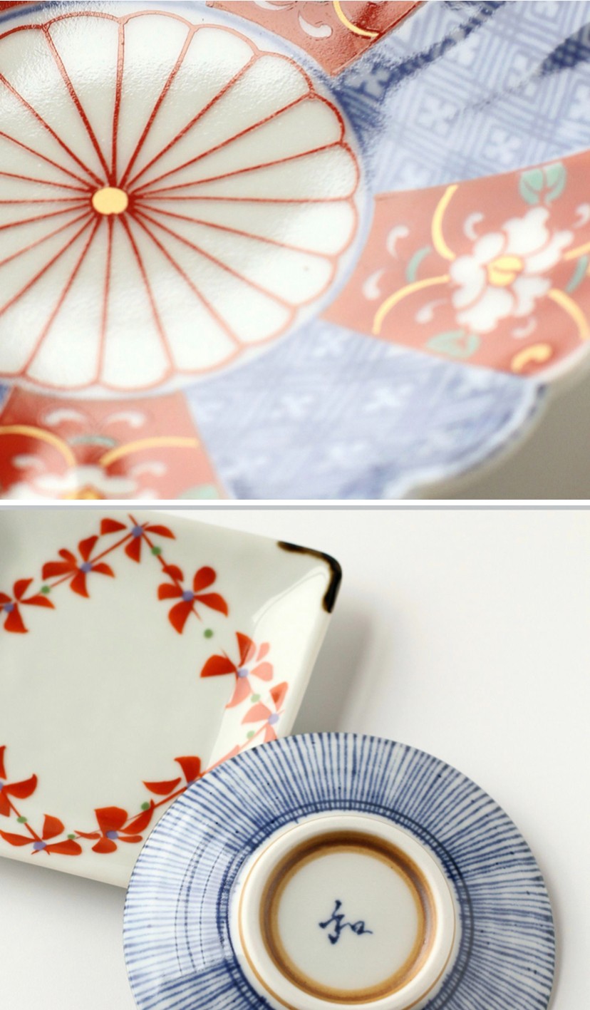 浙里 日本原装进口有田烧花形茶点蝶6件套木盒48-01详情图13