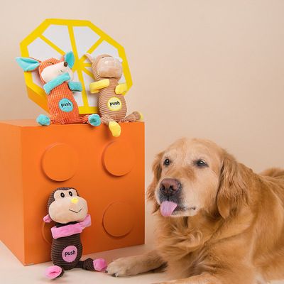Pet toy manufacturers new bite interactive dog toys cuddle animal doll plush dog toys wholesale Application Scenario