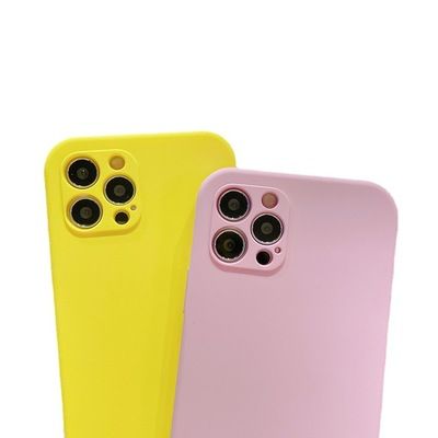 Adecuado para apple 12promax funda de silicona líquida iphone11 2020 SE funda 2.5mm Item Picture