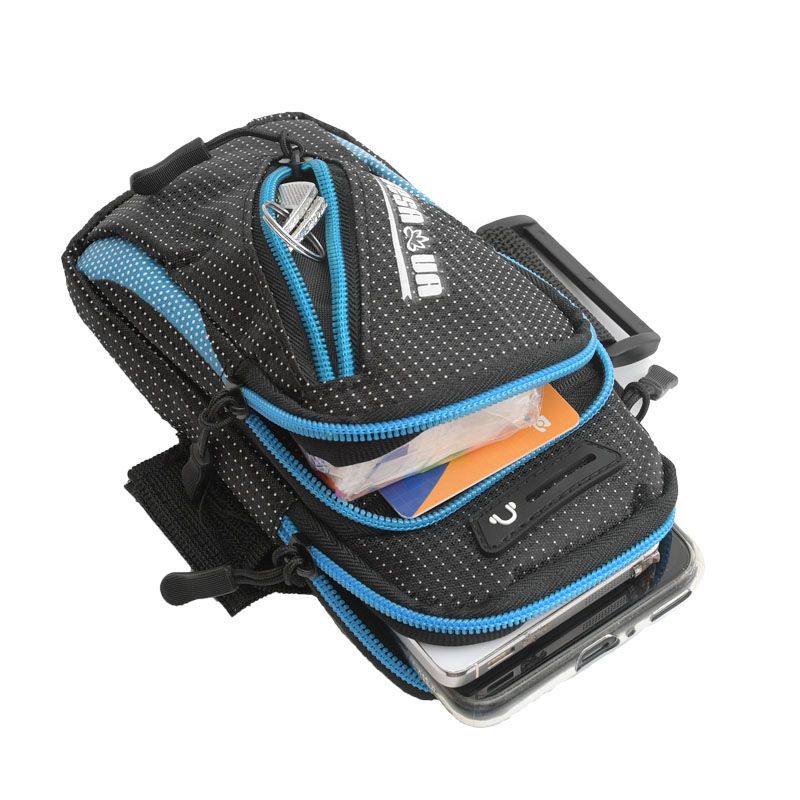 跑步手机臂包/户外健身手机臂套/男女通用手臂带白底实物图