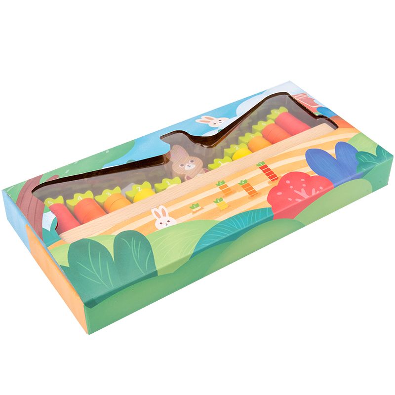 The wooden cognitive game "Rabbit Balance" is highly entertaining with rich colors. It can exercise babies' hand-eye coordination, visual ability, logical thinking ability, and early education enlightenment training. It is a parent-child game Application Scenario