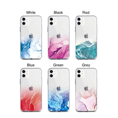 创意海水冰山适用iPhone 12Pro手机壳xr透明TPU全包保护套s20/a71