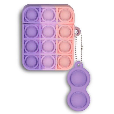 New Creative Rainbow pressure-reducing finger pressure airpods 1/2 Silicone soft Shell Bluetooth Earphone pro case Report: The purchase of this product is a commercial trade activity detail image 10