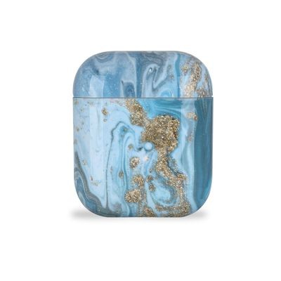 The ins Korean-style marble airpods earphone case is suitable for Apple Bluetooth earphone charging cases with full hard shells detail image 3