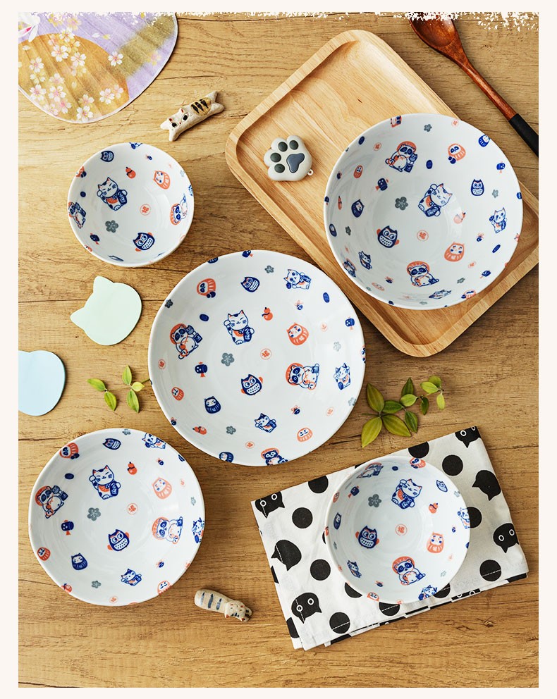 浙里 日本进口 猫咪系列儿童餐具详情图4