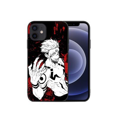 Aplicable iPhone12 caso de teléfono personalizado nuevo 11 manga mantra volver a la guerra caso de teléfono Specification image