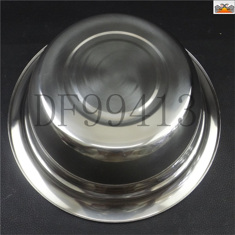 DF99413 304欧式味斗加厚圆形不锈钢盆加深家用洗菜盆子和面斗盆洗脸盆平底多用盆 DF Trading House详情1