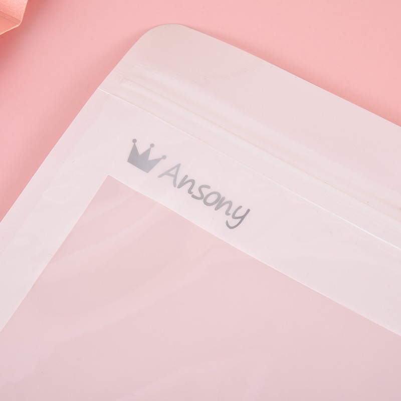 General packaging bags, zipper bags, semi-open Windows, color-printed, factory direct sales and customization detail image 3