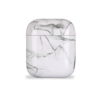 The ins Korean-style marble airpods earphone case is suitable for Apple Bluetooth earphone charging cases with full hard shells detail image 4