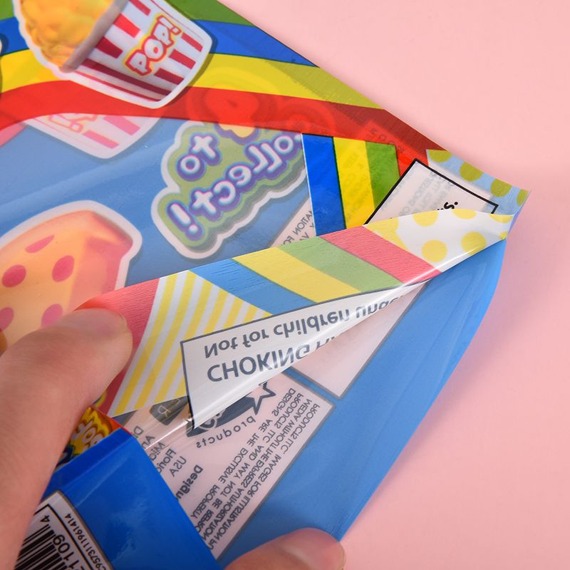 Direct sales from the manufacturer of creative small toy slow rebound packaging bags with color-printed cartoon composite three-side seals Item Picture