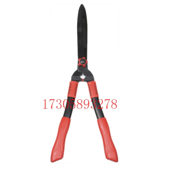 YLJ17 red and black handle aluminum tube telescopic tube small round head garden pruner High branch pruner detail image 4