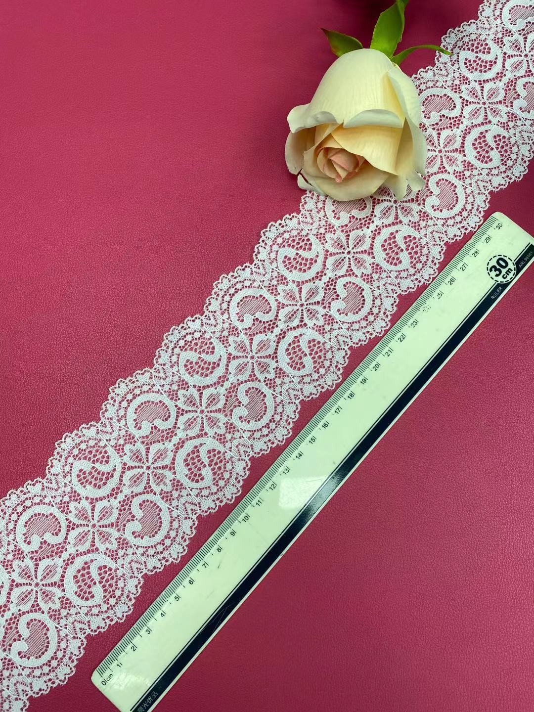 LH0668 (Width 9CM) Lace trim, elastic trim, non-elastic trim, eyelash trim, clothing accessories, new style trim detail image 3