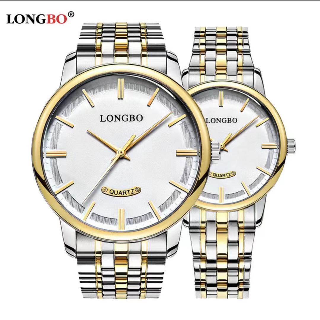 LONGBO Longbo fashionable, elegant and simple double calendar quartz watch detail image 1