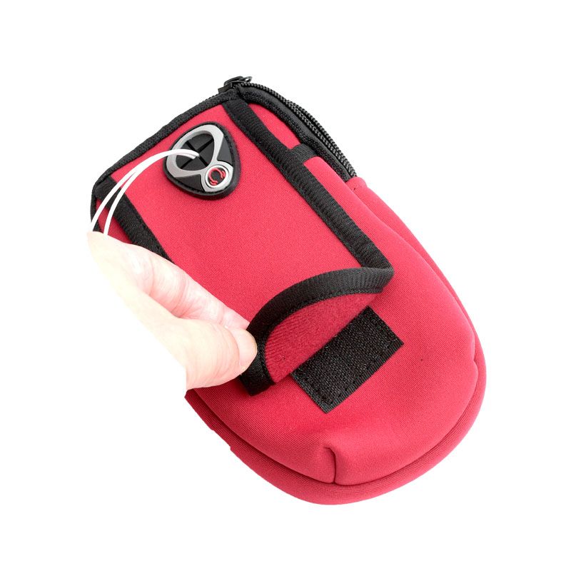 Running phone arm bag for outdoor sports and fitness, breathable wrist arm bag with diving material, waterproof wrist and foot bag in stock Item Picture