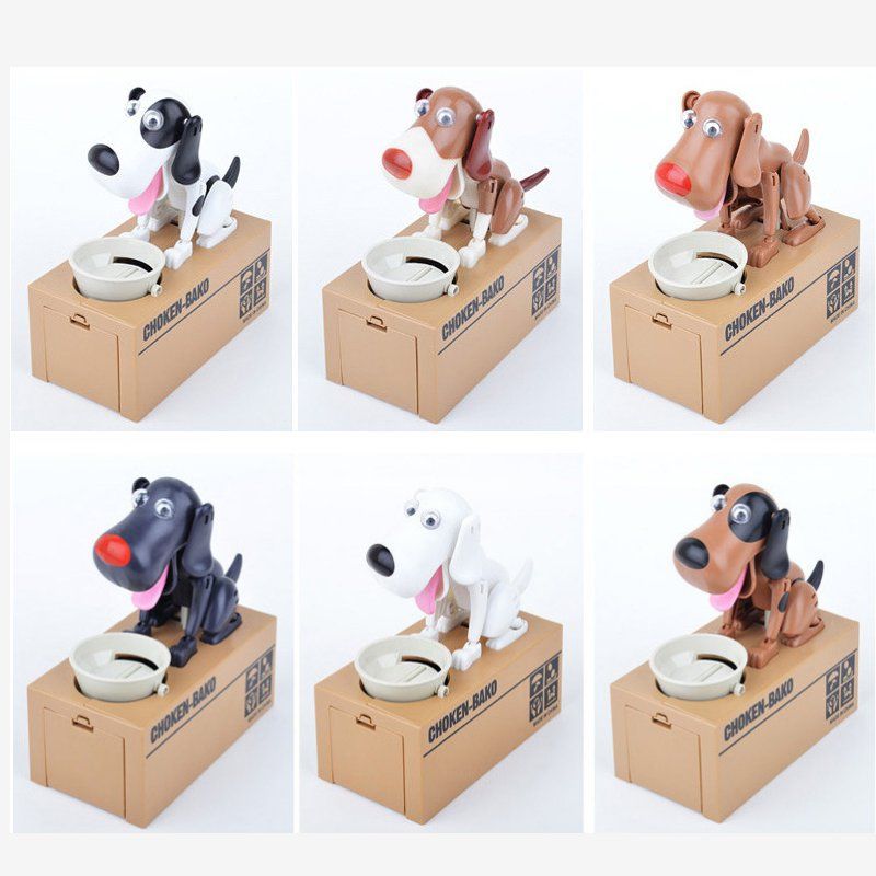 Money dog box piggy bank