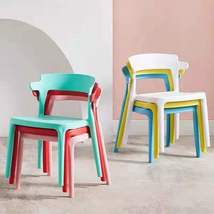 吕字家具-直销加厚PP板凳儿童椅子幼儿园靠背椅宝宝餐椅塑料小椅子家用小凳子防滑
