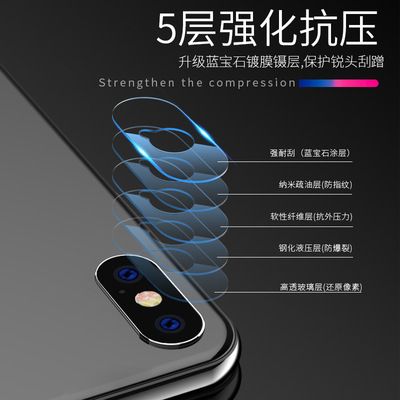 Aplicable apple 12 lente película de protección de cámara de teléfono iPhoneXS 12promax laminado de vidrio templado Application Scenario