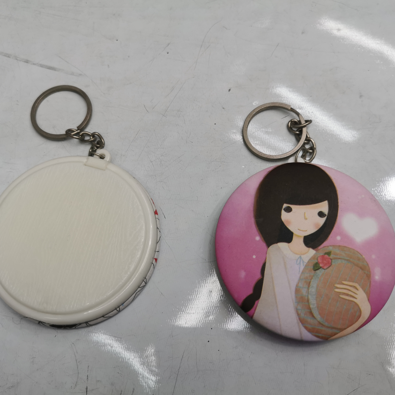 Mirror keychain series 13