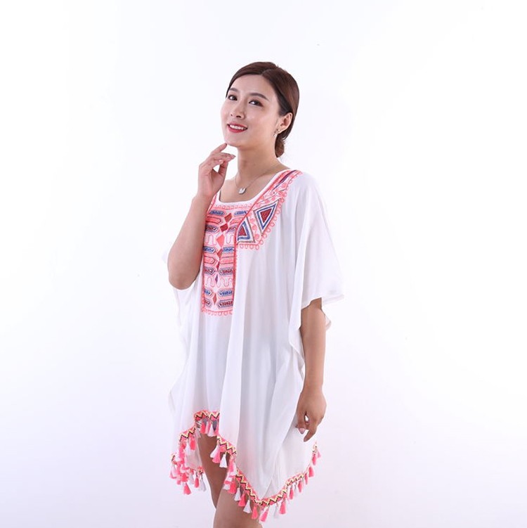 Jane Eyre Siyuan 2022 New Summer Ethnic-style clothing, sun-protective clothing, personalized coats, cardigans and scarves - Jane Eyre Siyuan wholesale detail image 4