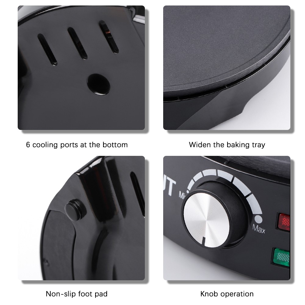 RAF European Standard cross-border home breakfast machine, waffle maker, fully automatic mini double-sided heating electric griddle, light food machine R.517 detail image 7