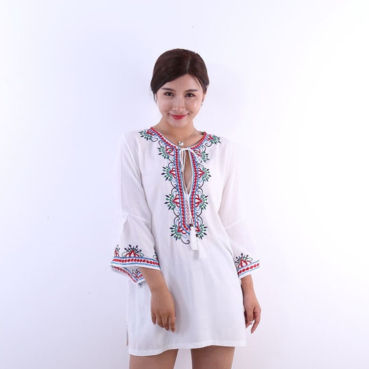 Jane Eyre Siyuan 2022 New Summer Ethnic-style clothing, sun-protective clothing, personalized coats, cardigans and scarves - Jane Eyre Siyuan wholesale detail image 11