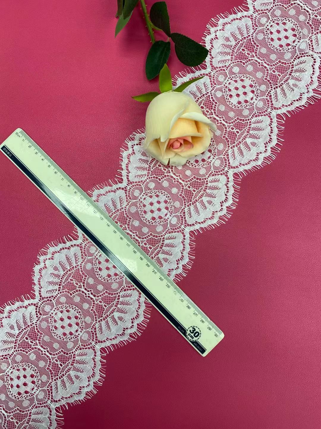 GN0169 (width 15CM) Lace trim, elastic trim, non-elastic trim, eyelash trim, clothing accessories, new style trim detail image 3