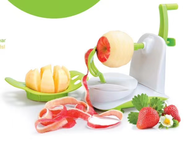 Apple peeler, manual peeler, hand-cranked apple peeler, potato peeler, quick fruit peeler detail image 4