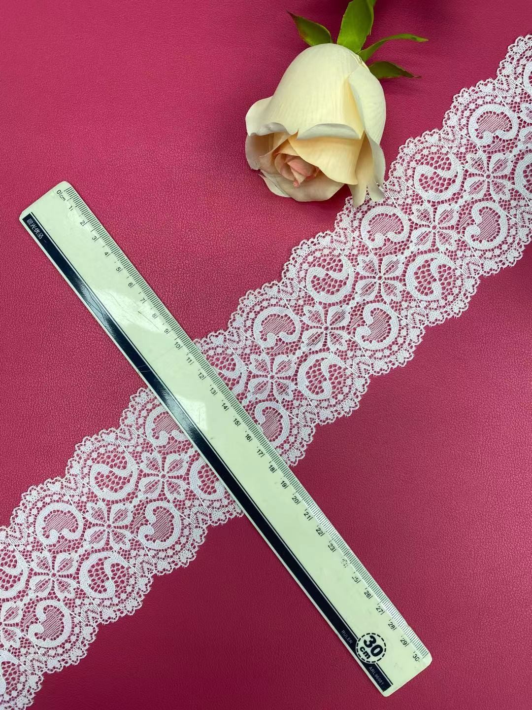LH0668 (Width 9CM) Lace trim, elastic trim, non-elastic trim, eyelash trim, clothing accessories, new style trim detail image 2