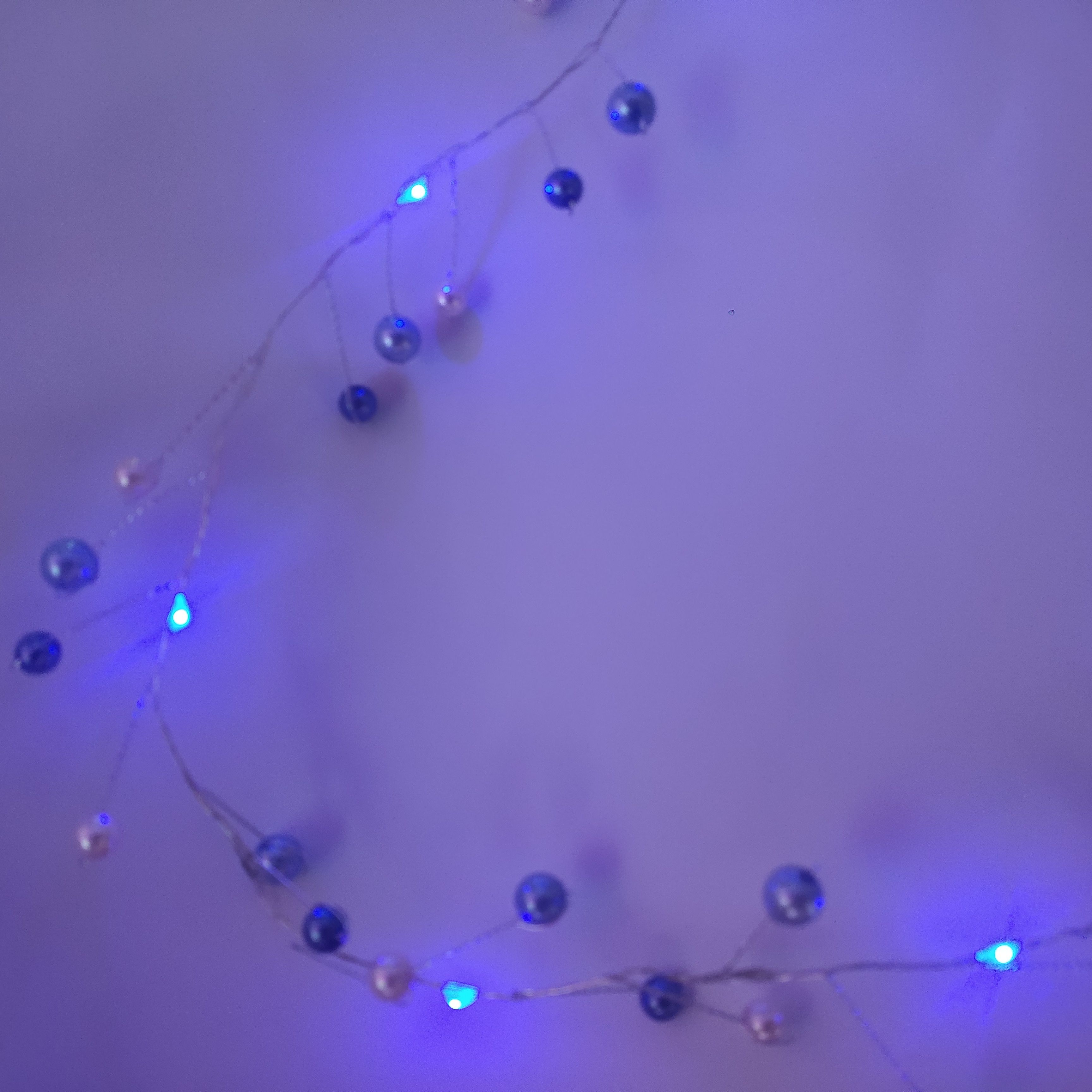 2米珠串铜丝灯串公园广场礼品节日装饰彩灯