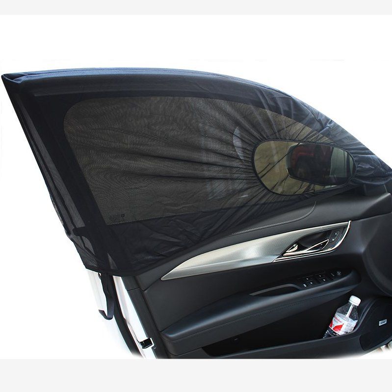 Car side window sun shield sun curtain sun protection heat insulation window sun shield children cartoon car electrostatic sun shield sticker