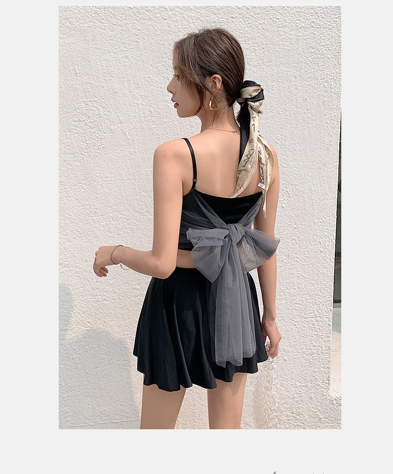 In 2021, The New Model Of Skinny And Conservative Students Bathing Hot Spring Seaside Summer Separate Swimsuit Female undefined