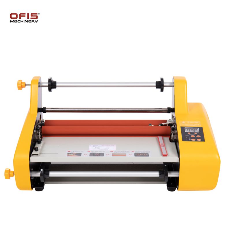 3510 Electric laminating machine, single-sided and double-sided cold and hot dual-purpose 4-roller rapid preheating A3 pre-coating type laminating machine Specification image