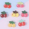 Stock Korean wool hand-hooked flower cherry blossom pieces diy accessories children's hairpin accessories wool knitted goods thumbnail
