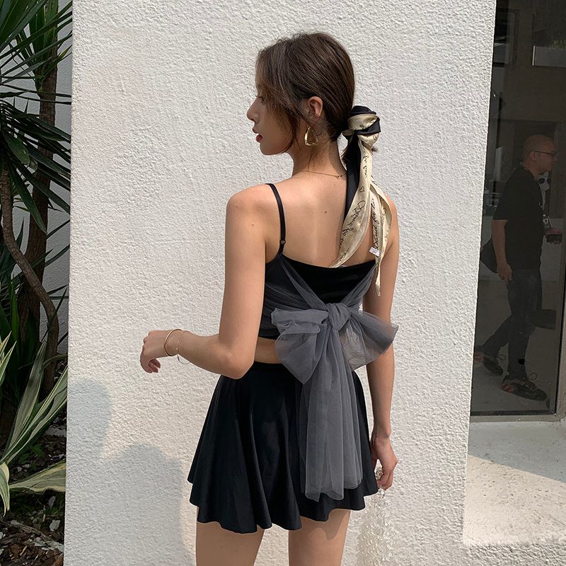 In 2021, The New Model Of Skinny And Conservative Students Bathing Hot Spring Seaside Summer Separate Swimsuit Female details Picture