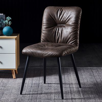 Lu Zi Furniture - Factory direct sales sofa chairs Dining chairs Nordic modern computer Chairs Simple small-sized dining room Light luxury ironwork popular leisure chairs Backrest stools Specification image