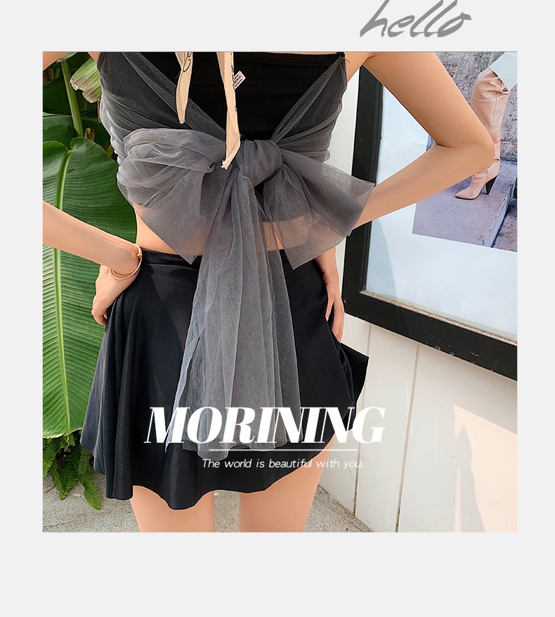 In 2021, The New Model Of Skinny And Conservative Students Bathing Hot Spring Seaside Summer Separate Swimsuit Female Item Picture