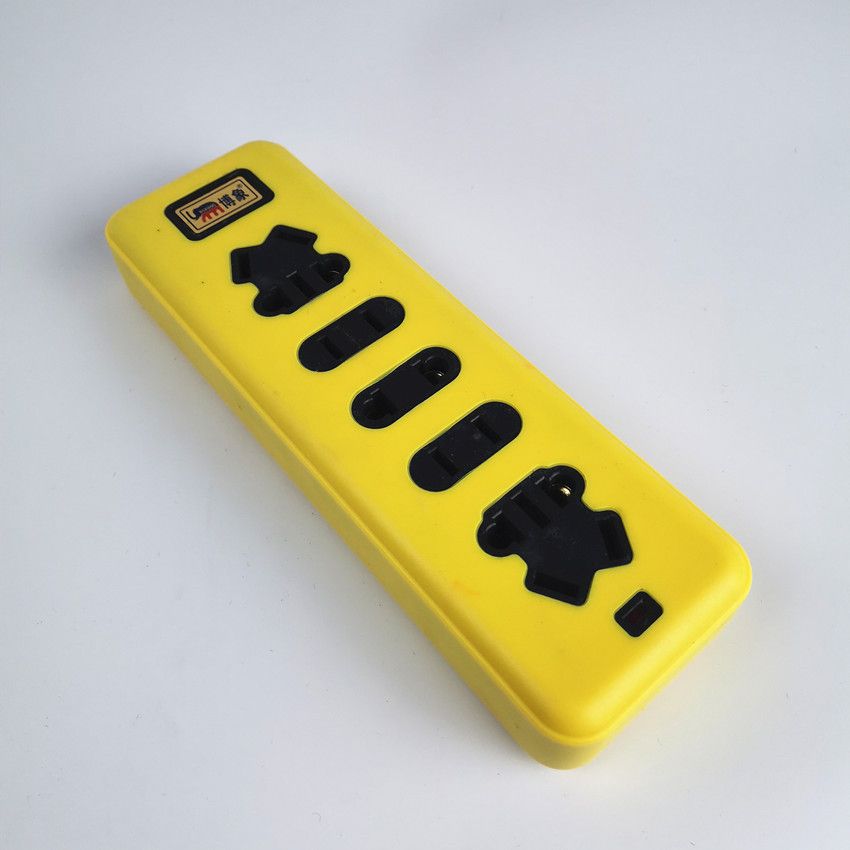 High-power 16-hole socket, one-piece formed socket, home decoration with ground wire, power strip, wireless power strip converter