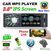 新款4汽车MP5车载MP3插卡收音机播放器U盘机支持倒车影像