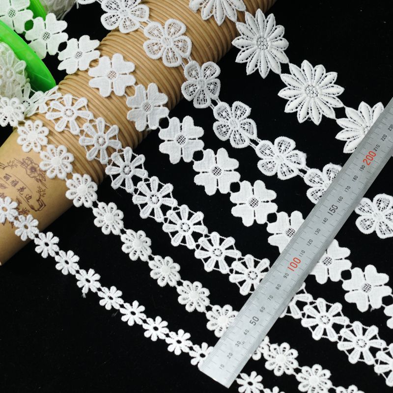 花边辅料白色衣领装饰做衣服的配件裙子下摆布料窗帘床单服装辅料