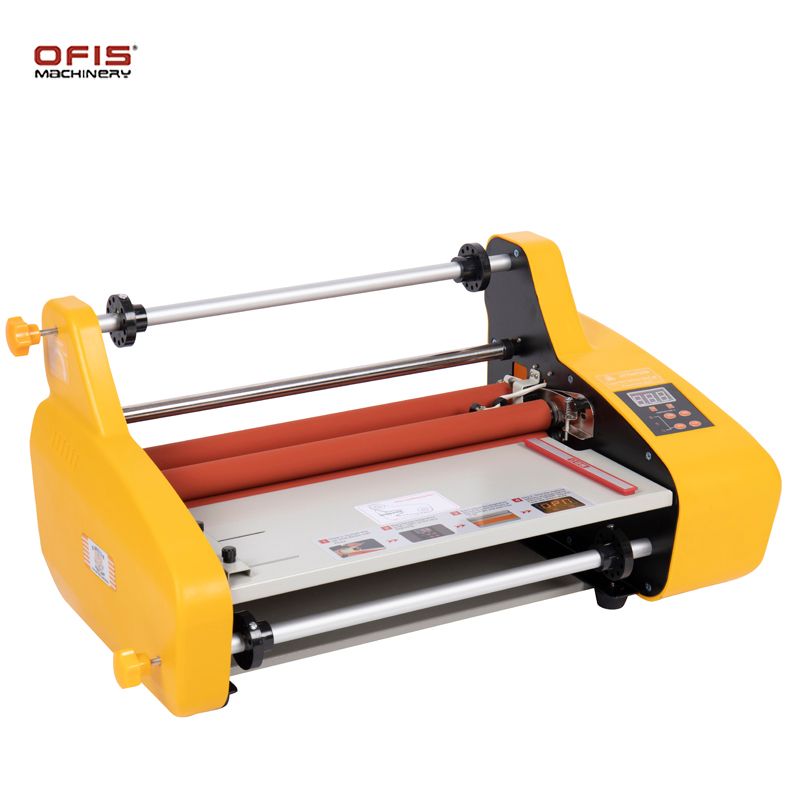 3510 Electric laminating machine, single-sided and double-sided cold and hot dual-purpose 4-roller rapid preheating A3 pre-coating type laminating machine Application Scenario
