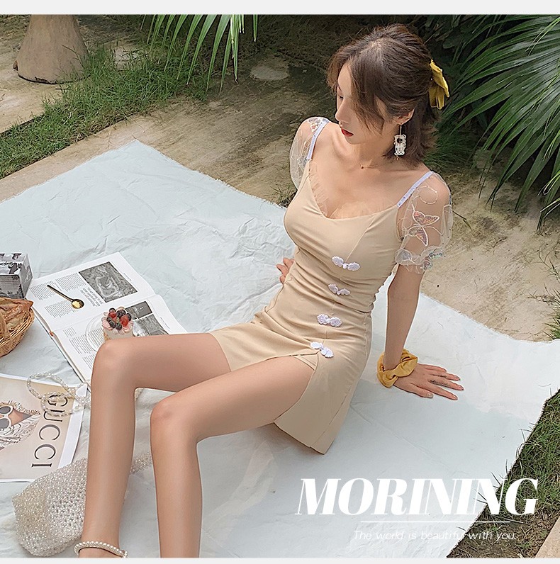 In 2021, The New Model Of Skinny And Conservative Students Bathing Hot Spring Seaside Summer One-Piece Swimsuit Woman Specification drawing