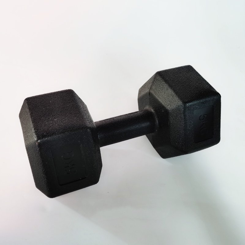 六角环保哑铃家用健身哑铃家用环保固定哑铃4kg