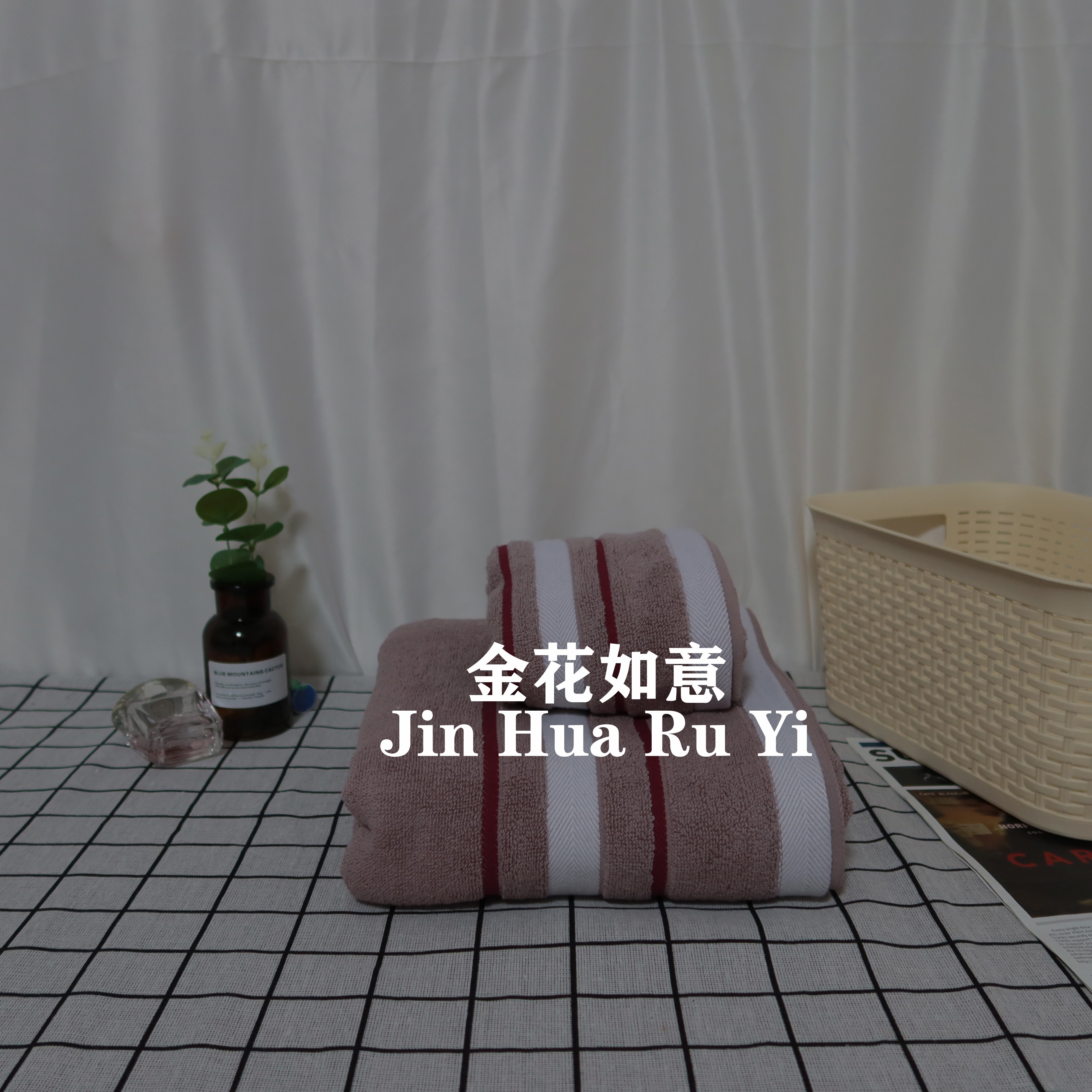 锦瑟款洗脸洗澡家用浴巾 纯棉吸水不褪色 成人男女柔软情侣浴巾 浴巾混色批发详情图4
