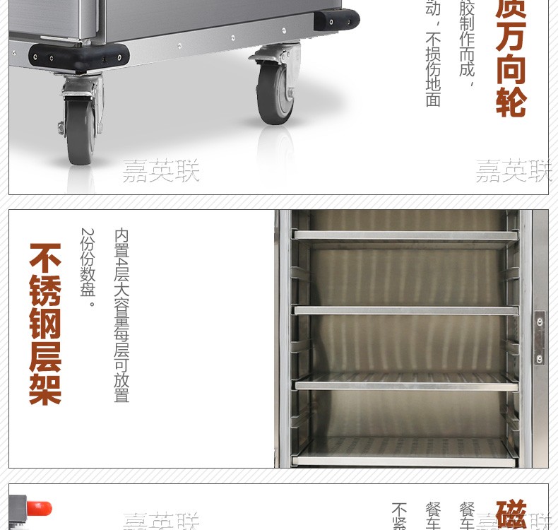 Jia Yinglian 8th floor Banquet and maternity Center restaurant food insulated food truck with glass door and stainless steel insulated food delivery vehicle detail image 1