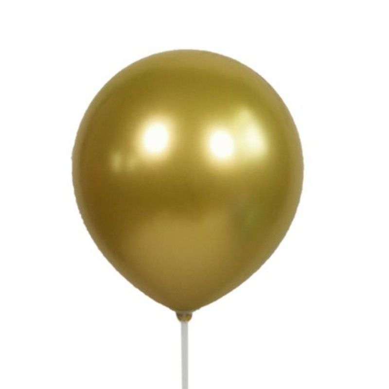 Factory wholesale 12-inch 2.8-gram thickened metallic latex balloons for wedding party decoration round metal balloons details Picture