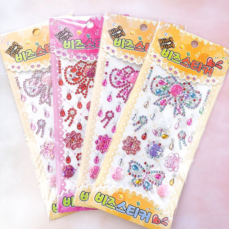 New diamond stickers custom decorative stickers acrylic decorative stickers manufacturers direct sales