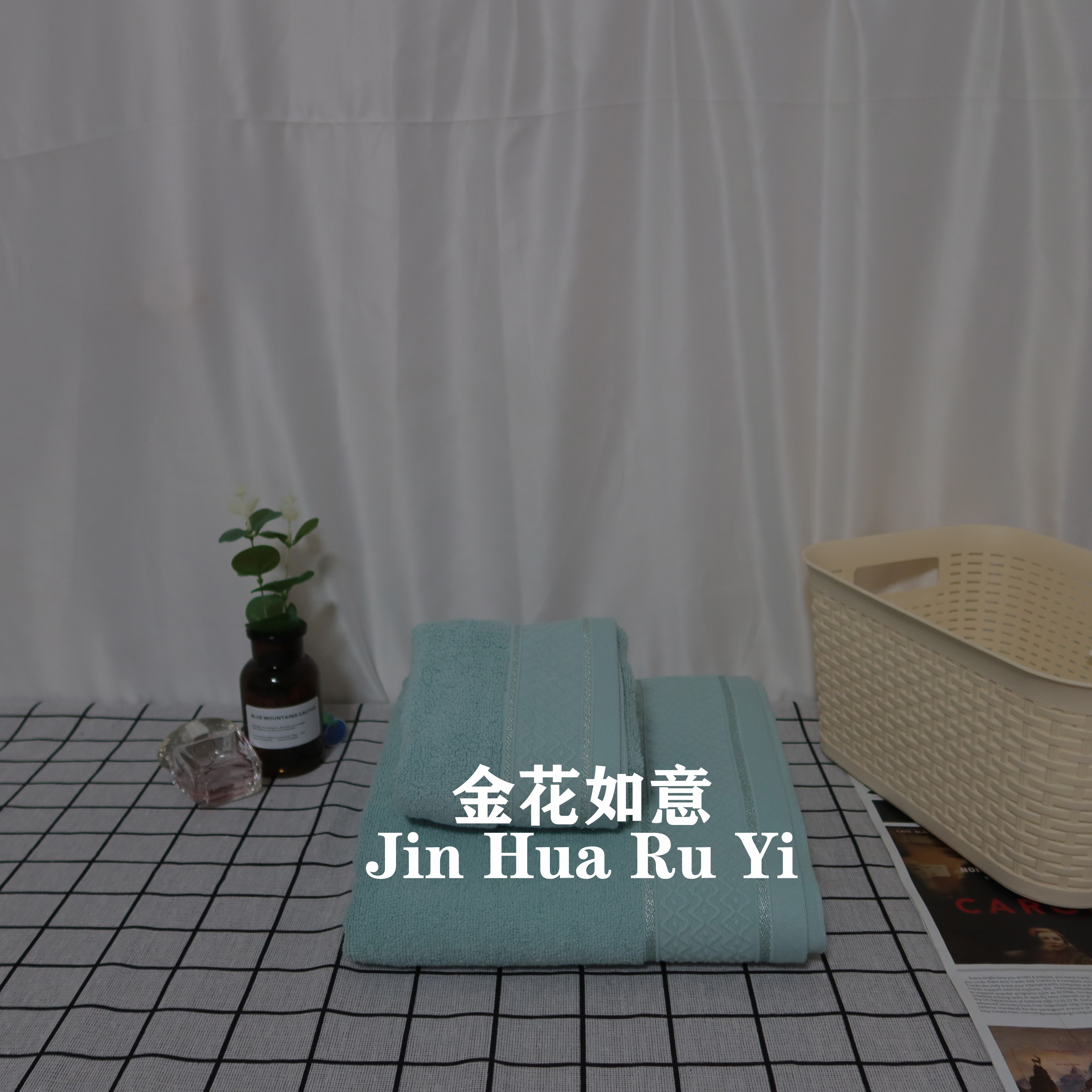 窗花款洗脸洗澡家用浴巾 纯棉吸水不褪色 成人男女柔软情侣浴巾 浴巾混色批发详情图4