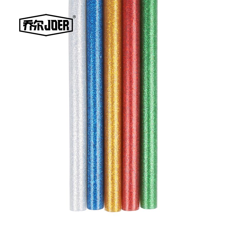 闪光胶棒/蓝色胶棒/热熔胶白底实物图