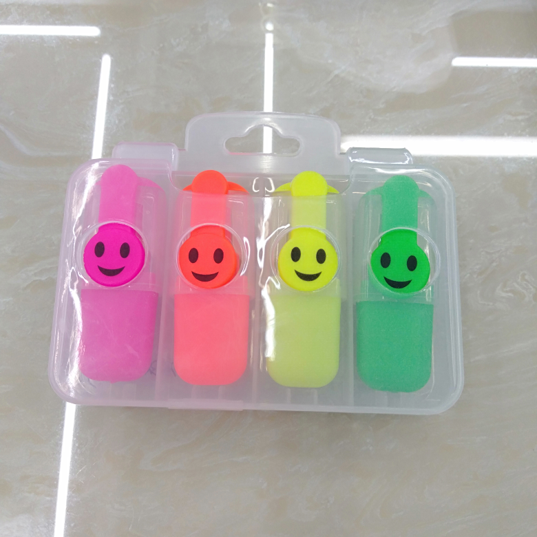 805-4荧光笔多色水彩笔绘画笔学生学习用品专用笔红蓝黑色大号油性彩